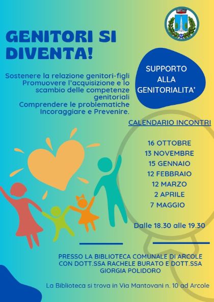 GENITORI SI DIVENTA! SUPPORTO ALLA GENITORIALITÀ