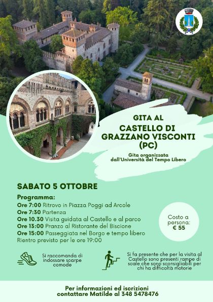 GITA AL CASTELLO DI GRAZZANO VISCONTI - Università Tempo Libero Arcole