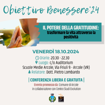 Obiettivo Benessere 18.10.24